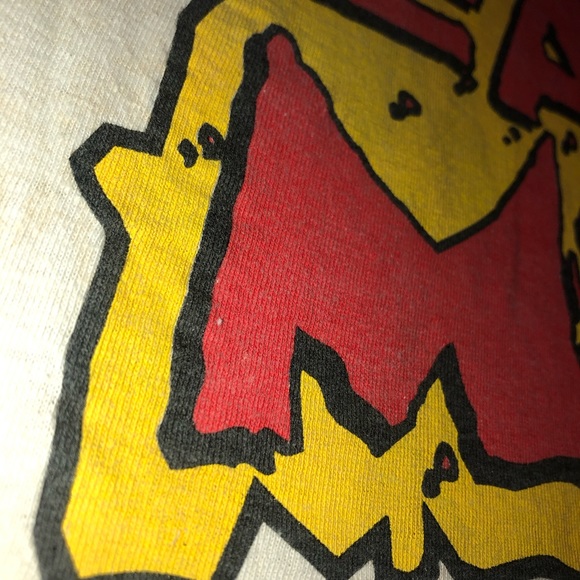 Tequila Monte Alban Mezcal Worm (Eat Me) n back distressed discolored Sm 90’s - Picture 5 of 7